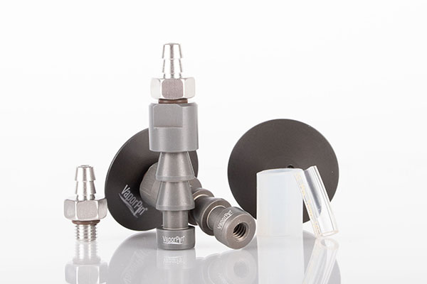 Anodized Aluminum Mini Vapor Pin Sampling Device