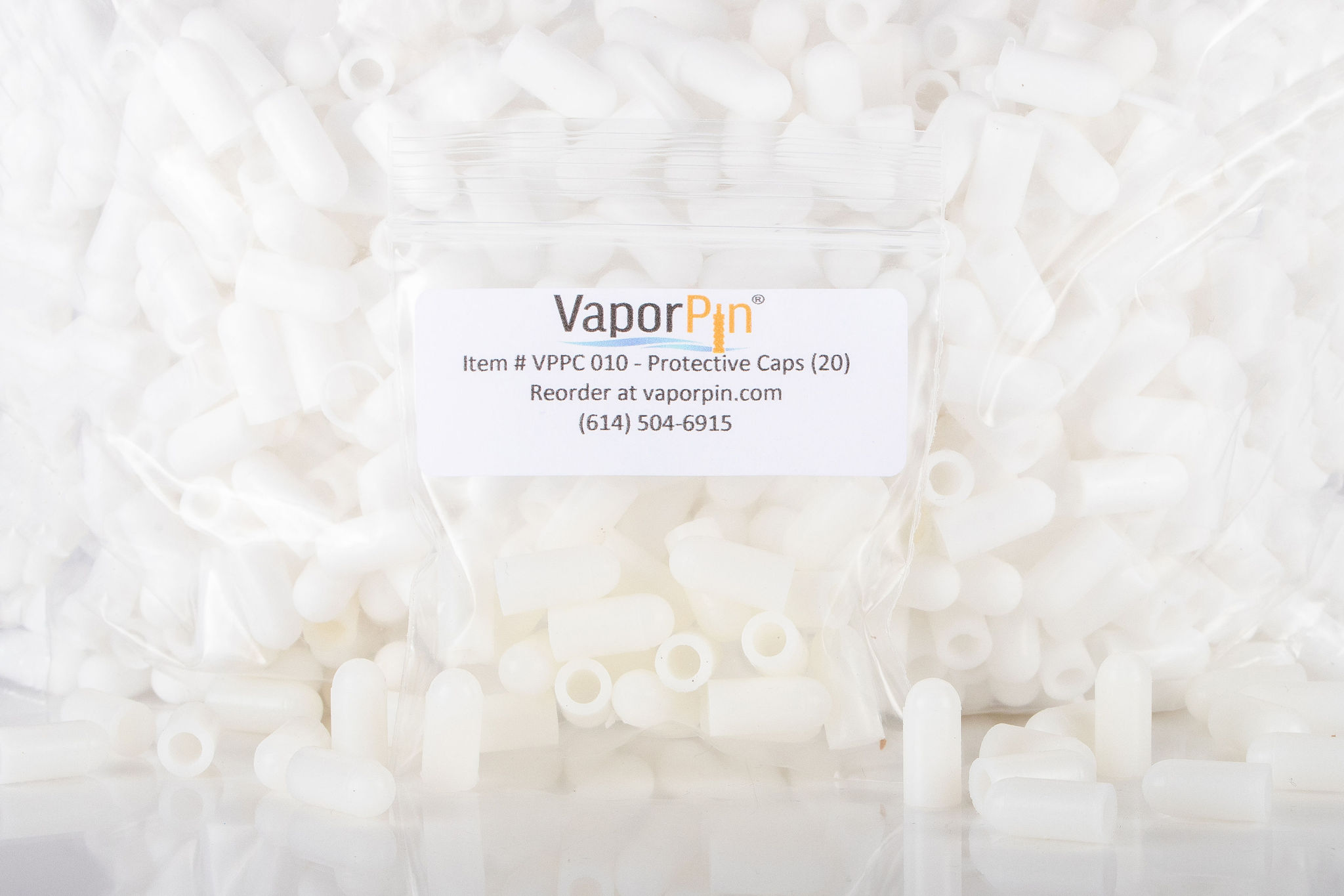 Tampas VAPOR PIN® – 20 Unidades
